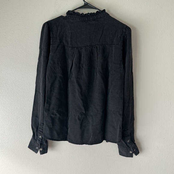 Women's Size X-Small Black Shirt top Knox Rose - Picture 5 of 6